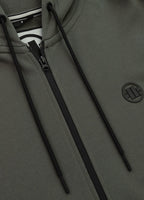 Bluza męska rozpinana z kapturem Terry Small Logo