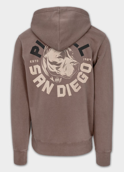 Bluza męska rozpinana z kapturem Washed DOG SD