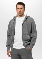 Bluza męska rozpinana z kapturem Washed Lancaster II