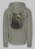 Bluza męska rozpinana z kapturem Washed MT FUJI
