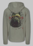 Bluza męska rozpinana z kapturem Washed MT FUJI