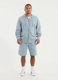 Bluza męska rozpinana z kapturem Washed Lancaster II