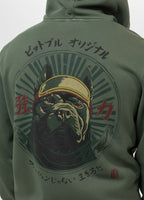Bluza męska rozpinana z kapturem Washed MT FUJI
