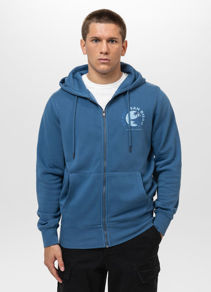 Bluza męska rozpinana z kapturem Washed PLANET SURF