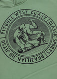 Bluza męska z kapturem Washed VINTAGE BJJ