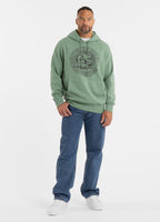 Bluza męska z kapturem Washed VINTAGE BJJ