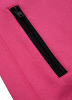 Bluza damska rozpinana z kapturem Fuchsia