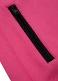 Bluza damska rozpinana z kapturem Fuchsia