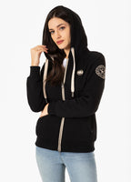Bluza rozpinana z kapturem damska Sherpa Ruffina