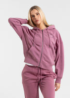 Bluza rozpinana z kapturem damska Washed MANZANITA HEART