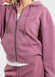 Bluza rozpinana z kapturem damska Washed MANZANITA HEART