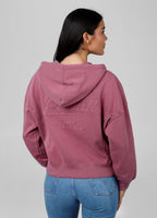 Bluza rozpinana z kapturem damska Washed Manzanita II