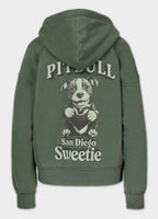 Bluza rozpinana z kapturem Washed LOVIA SWEETIE
