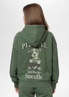 Bluza rozpinana z kapturem Washed LOVIA SWEETIE