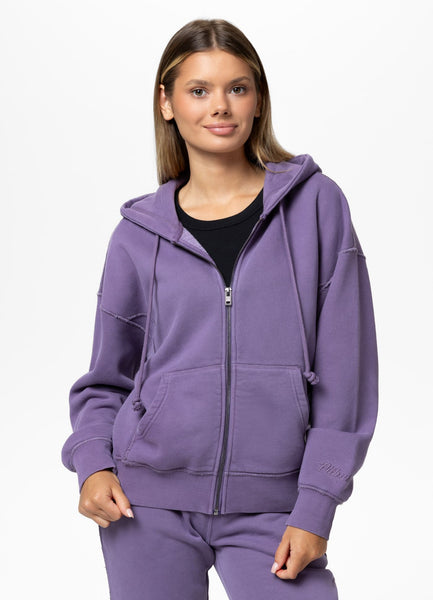 Bluza rozpinana z kapturem Washed LOVIA