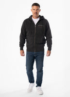 Bluza rozpinana z kapturem Washed STRENGTH & RESPECT
