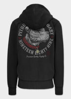 Bluza rozpinana z kapturem Washed STRENGTH & RESPECT