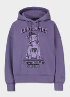 Bluza z kapturem Washed LOVIA LOVE BITES
