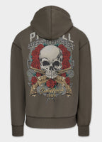 Bluza z kapturem Washed SANTA MUERTE