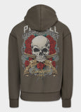 Bluza z kapturem Washed SANTA MUERTE