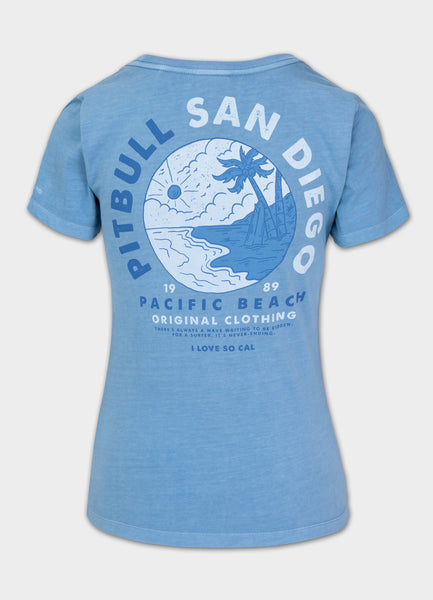 Koszulka damska Denim Washed PLANET SURF