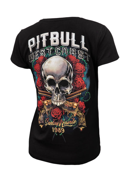 Koszulka damska Slim Fit Lycra Santa Muerte