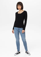 Longsleeve damski Rib