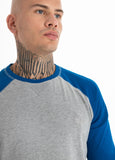 Longsleeve Garment Washed Raglan Small Logo