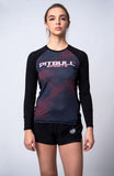 Longsleeve Rashguard damski Mesh Performance Pro plus Iron Logo