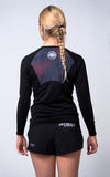 Longsleeve Rashguard damski Mesh Performance Pro plus Iron Logo