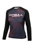 Longsleeve Rashguard damski Mesh Performance Pro plus Iron Logo