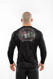 Longsleeve Rashguard Mesh Performance Pro plus Woodland Logo