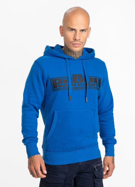 BLUZA Z KAPTUREM CLASSIC BOXING 2 Niebieska - kup z Pit Bull West Coast Oficjalny Sklep 