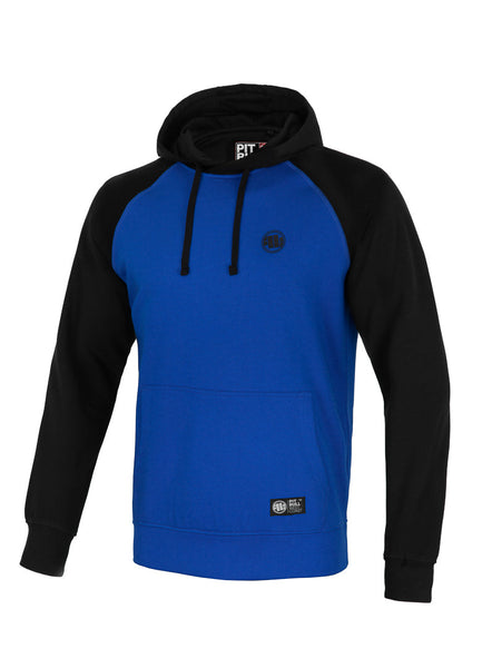 Bluza z kapturem SMALL LOGO 280 GSM Niebieska/Czarna - kup z Pit Bull West Coast Oficjalny Sklep 