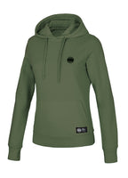 Bluza damska z kapturem SMALL LOGO 280 GSM Oliwkowa - kup z Pit Bull West Coast Oficjalny Sklep 
