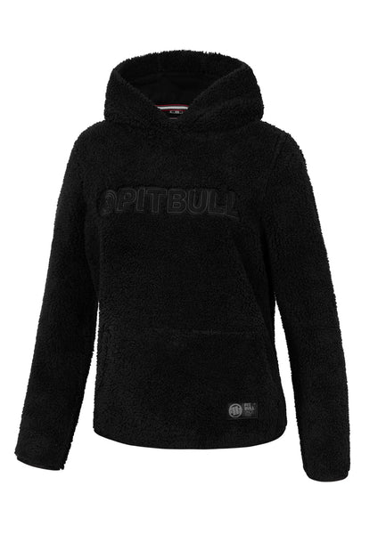 Bluza damska sherpa z kapturem ARAGONA Czarna - kup z Pitbull West Coast Oficjalny Sklep 