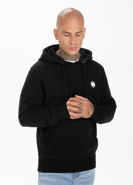 BLUZA Z KAPTUREM SMALL LOGO  CZARNA - kup z Pit Bull West Coast Oficjalny Sklep 