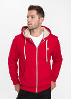 Bluza rozpinana z kapturem SHERPA 2 RUFFIN Czerwona - kup z Pit Bull West Coast Oficjalny Sklep 