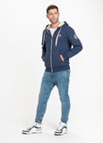 Bluza rozpinana z kapturem SHERPA 2 RUFFIN Granatowa - kup z Pit Bull West Coast Oficjalny Sklep 