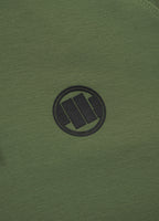 Bluza rozpinana z kapturem SMALL LOGO 280 GSM Oliwkowa - kup z Pit Bull West Coast Oficjalny Sklep 