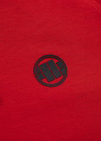 Bluza rozpinana z kapturem SMALL LOGO 280 GSM Czerwona - kup z Pit Bull West Coast Oficjalny Sklep 