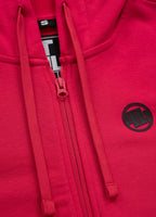 Bluza damska rozpinana z kapturem SMALL LOGO 280 GSM Malinowa - kup z Pit Bull West Coast Oficjalny Sklep 