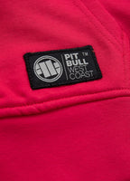 Bluza damska rozpinana z kapturem SMALL LOGO 280 GSM Malinowa - kup z Pit Bull West Coast Oficjalny Sklep 