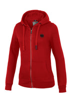 Bluza damska rozpinana z kapturem SMALL LOGO 22 Czerwona - kup z Pit Bull West Coast Oficjalny Sklep 