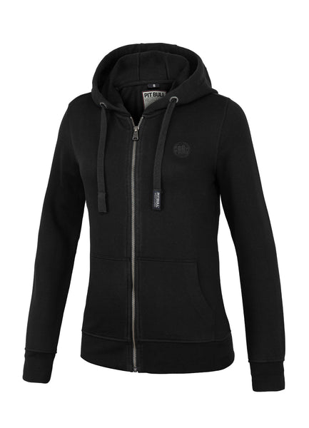 Bluza damska rozpinana z kapturem SMALL LOGO 22 Czarna - kup z Pit Bull West Coast Oficjalny Sklep 