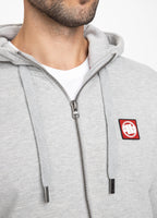 BLUZA ROZPINANA Z KAPTUREM HILLTOP 21 SZARY MLG - kup z Pit Bull West Coast Oficjalny Sklep 