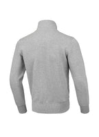 BLUZA ROZPINANA SMALL LOGO PREMIUM PIQUE SZARA MLG - kup z Pit Bull West Coast Oficjalny Sklep 