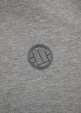 BLUZA ROZPINANA SMALL LOGO PREMIUM PIQUE SZARA MLG - kup z Pit Bull West Coast Oficjalny Sklep 