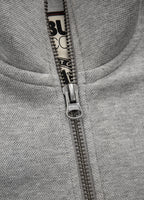 BLUZA ROZPINANA SMALL LOGO PREMIUM PIQUE SZARA MLG - kup z Pit Bull West Coast Oficjalny Sklep 