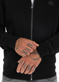 BLUZA ROZPINANA SMALL LOGO PREMIUM PIQUE CZARNA - kup z Pit Bull West Coast Oficjalny Sklep 
